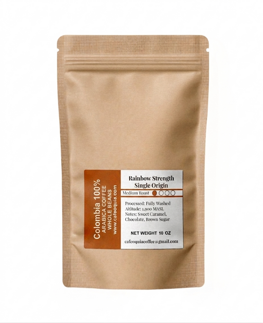 Rainbow Strength Single Origin from Cafe Crear Unidos